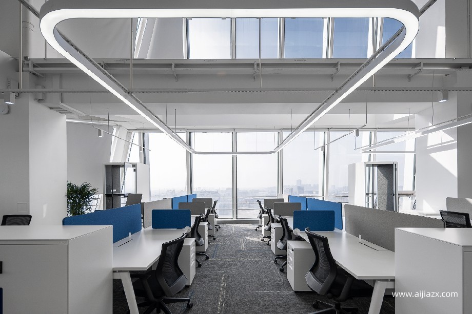 1200平新媒体公司办公室装修设计案例